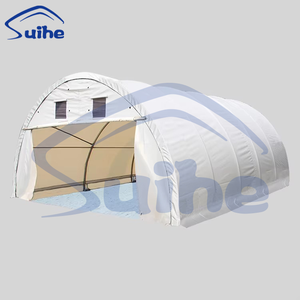 Abri <span class=keywords><strong>de</strong></span> stockage galvanisé pour bâtiment avec double treillis temporaire extérieur étanche personnalisé - Product Image 4