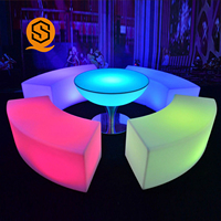 Comptoir de bar restaurant lumineux à distance design rvb couleur événement fête club led meuble comptoir extérieur comptoir de bar discothèque