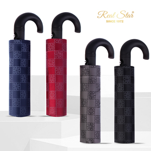 Rst xingbao thiệu Hưng nhà sản xuất giá rẻ bán buôn Windproof 3 lần tự động mở và đóng cong J xử lý ô - Product Image 5