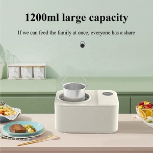 Mini gran capacidad puntos duros algodón suave fresco granizado Mesa helado congelador máquina 20 litros autoservicio 5 sabores 1,5 l - Product Image 4