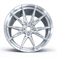 Velg Cekung Perak Tempa 18-24 Inch 5x112 5x120 5x114.3 5x108 5x100 Monoblock untuk BMW M3 M4 Audi RS3 Mercedes-AMG