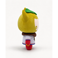 Vêtements personnalisés pour poupées mascottes en peluche : T-shirt à motif hamburger et écharpe en forme de nourriture pour habiller les jouets en peluche de dessins animés