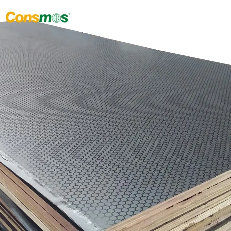 12mm 18mm black brown anti-slip waterproof marine film faced plywood