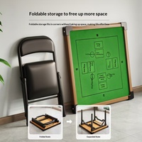 Fabricant direct : Table compacte double usage Mahjong et table à manger avec panneau pliable à manivelle