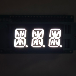 Trắng 0.54 inch 3-chữ Số 14 đoạn chữ số LED hiển thị - Product Image 2