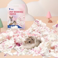 Papel reciclado al por mayor, ratón, conejillo de indias, Chinchilla, erizo, conejo, degu, hámster, papel de cama para mascotas