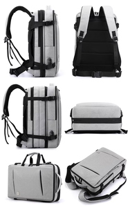 Mochila <span class=keywords><strong>de</strong></span> Viaje <span class=keywords><strong>de</strong></span> Nailon para Hombre, para Laptop <span class=keywords><strong>de</strong></span> 15.6 Pulgadas, Gran Capacidad, Impermeable, para Fin <span class=keywords><strong>de</strong></span> Semana o Negocios - Product Image 6