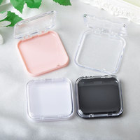 Boîte d'emballage vide en acrylique à bords arrondis 4 couleurs pour faux ongles avec sac d'emballage au design élégant – Vente en gros