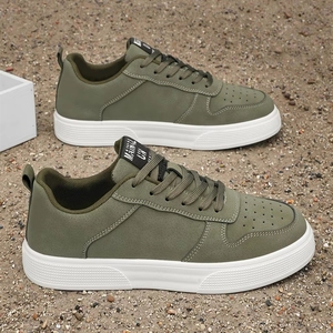 Chaussures Homme Tendance 2025 à Semelle Large, Respirantes avec Doublure en Maille, Tige en PU, Polyvalentes Toutes Saisons, Semelle Souple, Style Décontracté et Sportif - Product Image 2