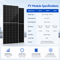 Panneaux solaires monocristallins 700 W, panneaux solaires photovoltaïques industriels 459 W, panneau solaire bifacial, nouveau panneau solaire 1000 W