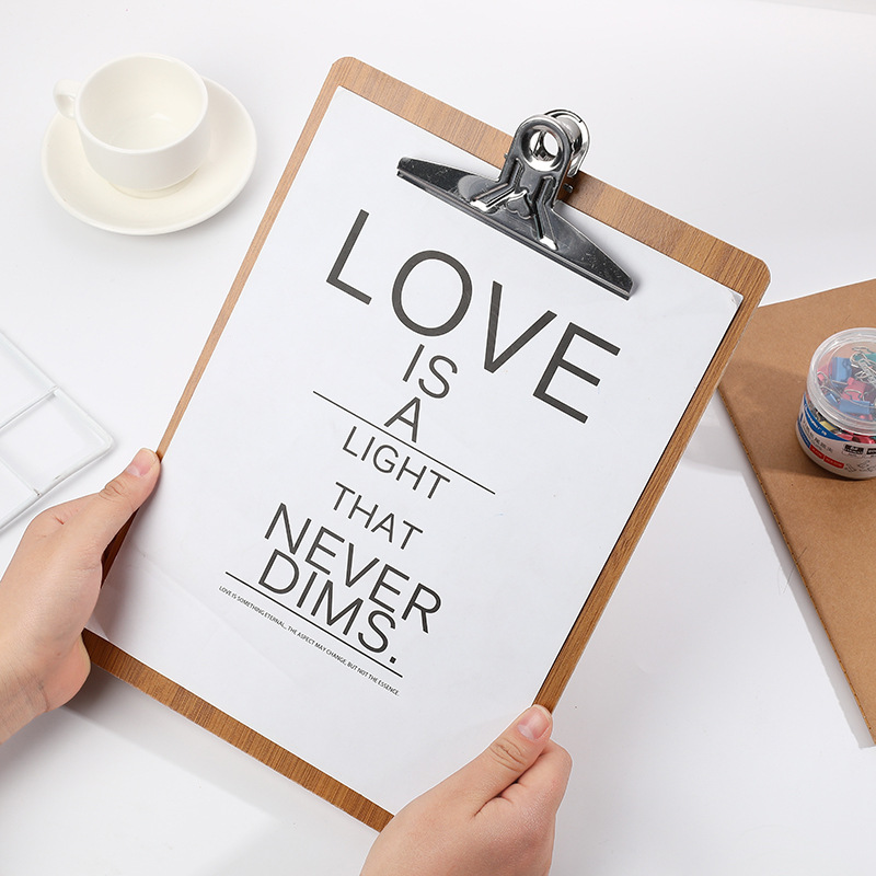 Многоразовая Экологически чистая винтажная деревянная папка с меню для письма, металлическая прозрачная мини-подставка под заказ для осмотра, доска с зажимом для медсестры с хранилищем