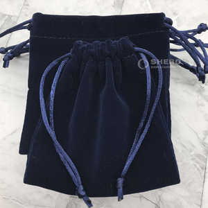 Bolsa de Embalaje de Joyería de Terciopelo con Cordón, Bolsa de Regalo de Joyería de Lujo con Logotipo Personalizado - Product Image 5