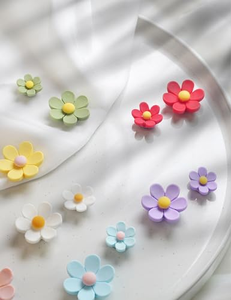 ดอกไม้ตกแต่งเค้ก DIY ขนาดเล็กหลากสีสันสำหรับตกแต่งเค้ก - Product Image 4