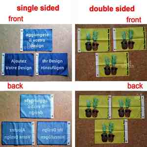 Drapeaux de bateau personnalisés 3 pièces 12x18 pouces/30x45cm, petits drapeaux personnalisables pour bateau, double face, fabrication Bagetu, drapeaux nautiques personnalisables - Product Image 4