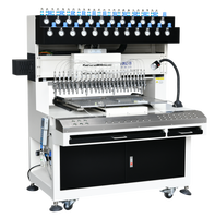Machine de distribution automatique de patchs en PVC et caoutchouc Weldo, équipement de fabrication de produits en plastique avec 24 couleurs, à vendre