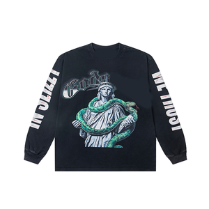 เสื้อสเวตเชิ้ตสตรีทแวร์ Gxdspeed จากโรงงานโดยตรง |   เสื้อสเวตเตอร์คอกลมแขนยาวลายกราฟิกขนาดใหญ่สำหรับผู้ชายและผู้หญิง - Product Image 2