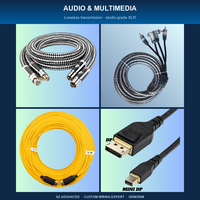 Rangkaian Kabel Harness Kelistrikan Berkualitas Tinggi OEM dengan Isolasi PBT untuk Komputer/Elektronik/Mesin IP66