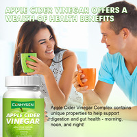 Capsules de vinaigre de cidre de pomme de qualité supérieure à haute puissance Vitamine C Aide à soutenir la santé des articulations et des muscles Capsule Supplément de santé