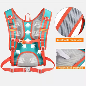 Sac de vélo de sport réfléchissant respirant léger sac à dos d'hydratation pour cyclisme en plein air avec poche pour casque - Product Image 3