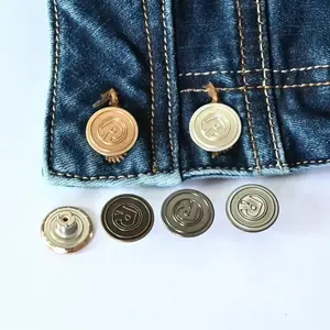 Good price wholesale custom metal buttons for clothes and jeans