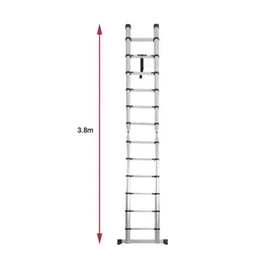 Échelle télescopique d'extension polyvalente en alliage d'aluminium en gros d'usine EN131