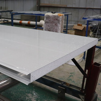 Paneles Estructurales Aislantes, Paneles Sándwich de EPS, Acero Galvanizado, Resistentes al Fuego, Ecológicos, Modernos, para Paredes Exteriores y Techos de Hoteles y Casas