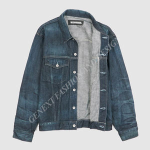 Chaquetas vaqueras de primera calidad para hombre, elegantes, versátiles y largas, duraderas, para la moda, chaquetas de moda de invierno para caballeros avanzados - Product Image 1