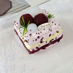 NEW Viral Taba Sticky Waxberry Cake Series <b>Squishy</b> Toy-creamy Mud Texture Stress Relief for Kids Adults Food-shaped Cake Themed - Product Image 3