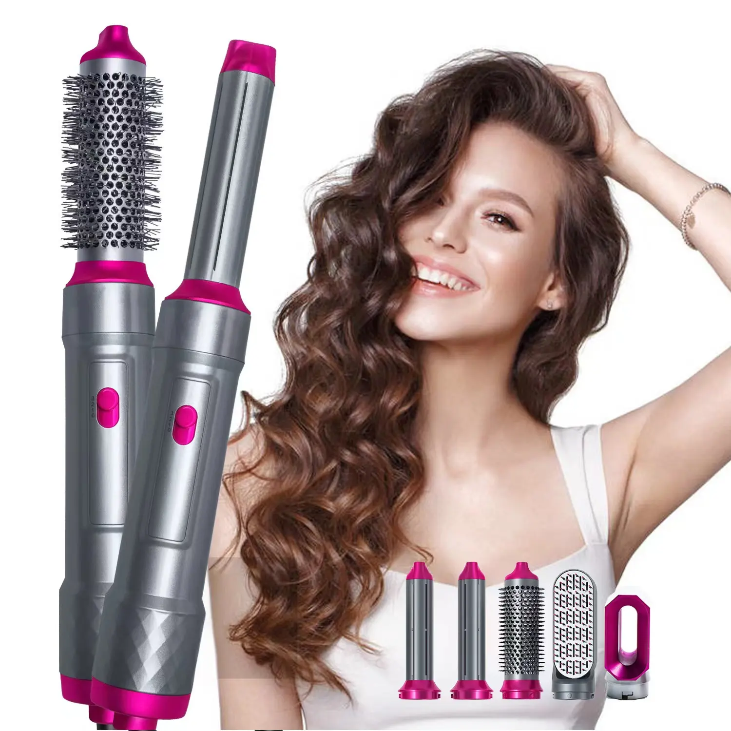 Beste Qualität Hair Styler 05 Long Barrel Edition Salon Locken wickler mit Etui Zubehör für kompletten Styler