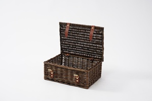 Cesto Regalo di Lusso JY <span class=keywords><strong>in</strong></span> <span class=keywords><strong>Vimini</strong></span> Fatto <span class=keywords><strong>a</strong></span> <span class=keywords><strong>Mano</strong></span> con Tessuto <span class=keywords><strong>in</strong></span> Salice, Dimensioni Personalizzabili, Design Frutta e Angelo per Picnic e Festività - Product Image 3