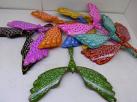 Libellule en bambou poli à peindre soi-même, jouet éducatif en bois naturel, décoration de Noël, thème animal, nostalgique