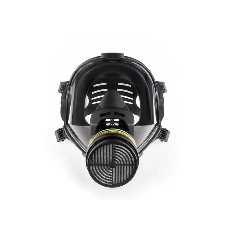 Italiano Top Quality Classe 3 Silicone Máscara Facial Completa PPE Com Fio Universal En 148-1 Conexões 12 Pcs/Box