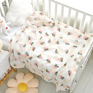 بطباعة من الشركة المصنعة بطانية من الخيزران ، مع بطانية طفل موسلين بسعر الجملة - Product Image 3