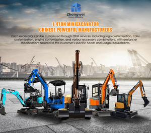 2-Tonnen-Minibagger mit Kubota-Motor, Hydraulischer Pilotsteuerung, 1,5-Tonnen-Minibagger mit Schwenkausleger für Landwirtschaft, Garten und Bauarbeiten - Product Image 5