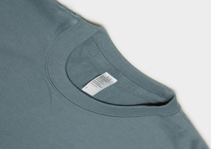 # Hc003 Áo Thun Nam dệt cotton 100% giản dị 300gsm Áo thun ngắn tay thiết kế đồ họa thả vai màu trơn quá khổ - Product Image 3