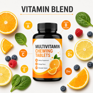 Comprimés multivitaminés sans sucre, supplément de vitamine B6 pour adolescents, soutien de l'immunité antioxydante - Product Image 4