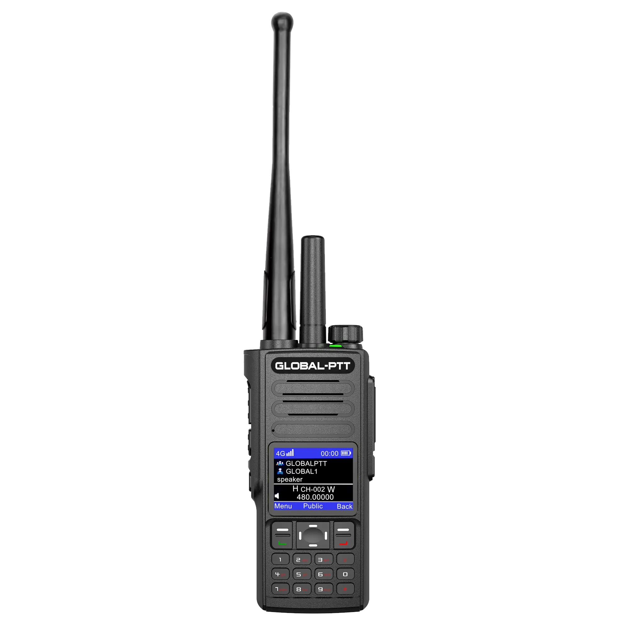 5000Km Global-Ptt Poc 4G En UHF400-520MHz Professionele Walkie Talkie Ham Gps Robuuste Telefoon Met Toetsenbord Simkaart Tweeweg Radio