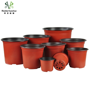 Pots de fleurs noirs en gros, en plastique souple, ronds, pour pépinières, idéaux pour la plantation à domicile et au jardin - Product Image 4