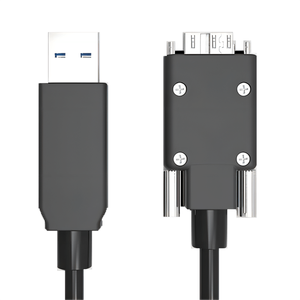Câble optique actif USB 3.1 Gen 2 avec verrouillage par vis 10 Gbit/s AM vers CM <span class=keywords><strong>AOC</strong></span> Type C mâle avec vis de verrouillage Fibre hybride Cuivre - Product Image 3