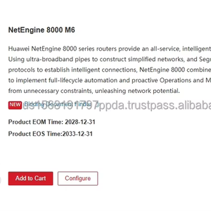 Licencia de Software Avanzada HW NE8000-M6 N1-NE8KM6A-LIC 88036BBA para Router IP, Uso en Telecomunicaciones - Product Image 1