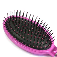 Peigne à coussin d'air démêlant en plastique pour cheveux bouclés mouillés et extensions capillaires – Outil de coiffage professionnel