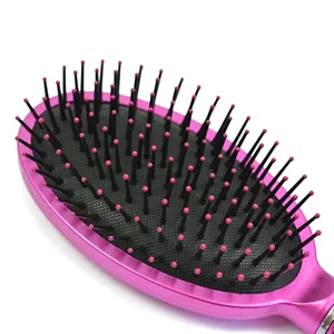 <span class=keywords><strong>Peigne</strong></span> à coussin d'air démêlant en plastique pour cheveux bouclés mouillés et extensions capillaires – Outil de coiffage professionnel - Product Image 4