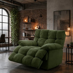 Fauteuil de salon pivotant et chauffant de première classe, style capsule nuage moderne, avec esthétique capsule nuage et fonctionnalités modernes - Product Image 6