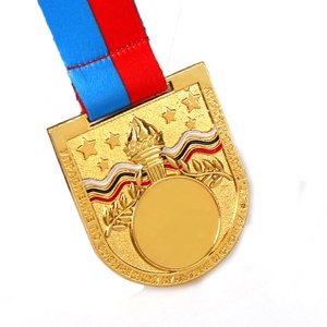 Médaille de Muay Thai JINGQIANG en métal sculpté avec ruban et support – Artisanat populaire, Art et Objets de collection - Product Image 2