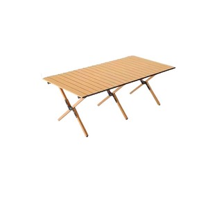 Explorers Camping <b>Table</b> 90x60x45cm <b>Foldable</b> Egg Roll <b>Table</b> <b>Outdoor</b> Picnic Chair <b>Table</b> All In One Cooking Equipment - Product Image 3