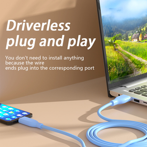 Hình Dạng Tùy Chỉnh Phí Tốc Độ Cao Cáp Dữ Liệu USB Để Loại C 2 M 2 Meter 5M Cáp Sạc Nhanh 120W 100W 5A 6A - Product Image 3