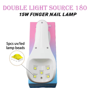 Acrylic Powder <b>Nail</b> <b>Kit</b> with USB Rechargeable UV LED Lamp Fast Curing Professional Manicure Art Supplies Set for Salon Home - Product Image 5