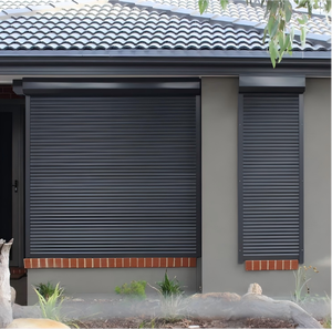 Volets roulants verticaux en alliage d'aluminium LEADOWVIN pour villas, garages, hôtels - Design moderne, fonctionnement motorisé, garantie 2 ans - Product Image 2