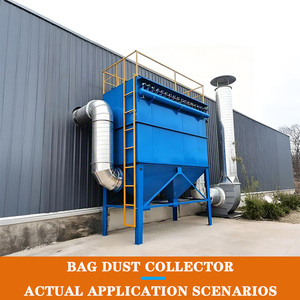 Colector de polvo ถุงทำความสะอาดอุตสาหกรรมพัลส์เจ็ทตัวกรองฝุ่นสำหรับอุตสาหกรรมปูนซีเมนต์ควบคุมฝุ่น - Product Image 5