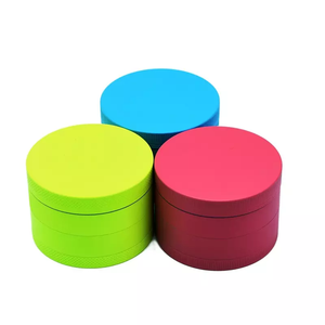 Yiwu JUJI Nuevo Molinillo de Hierbas de Zinc Luminoso de 40mm 50mm 55mm 63mm 75mm que Brilla en la Oscuridad con Logotipo Personalizado, Venta al por Mayor - Product Image 6